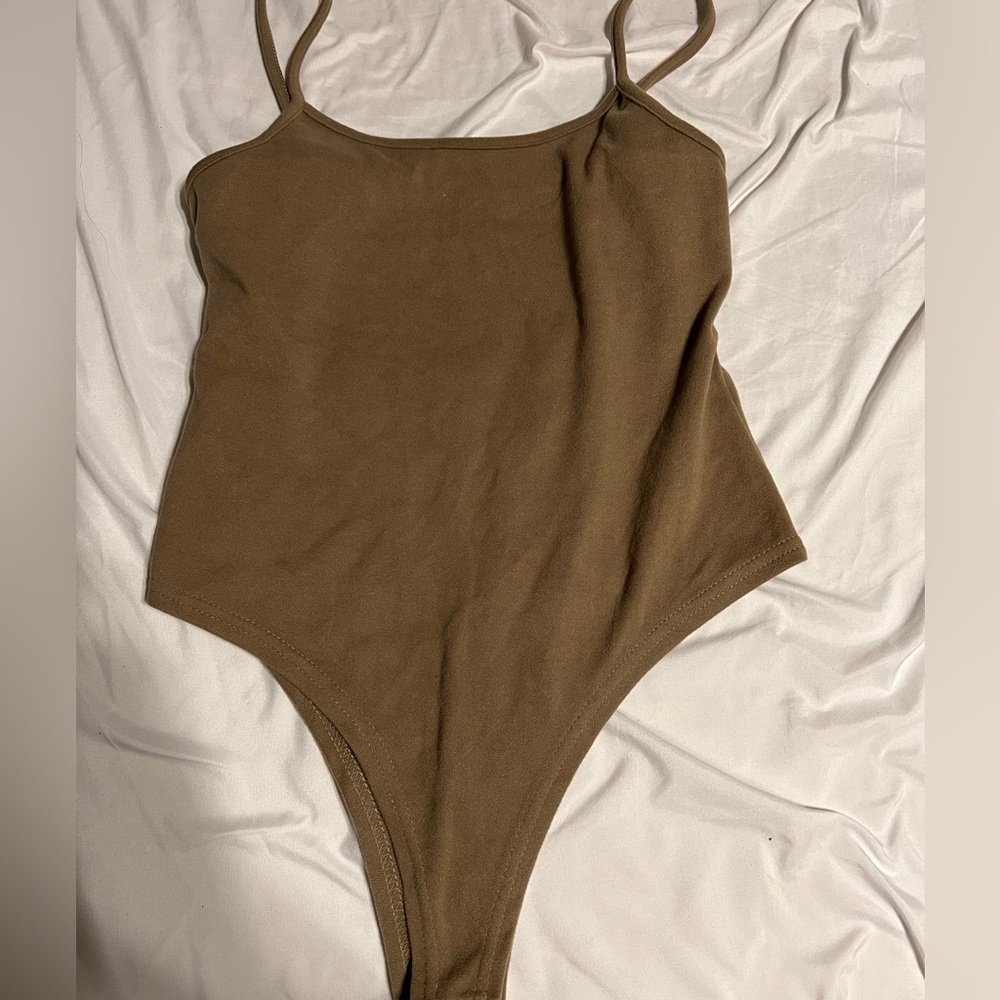 Brown body suit from a boutique